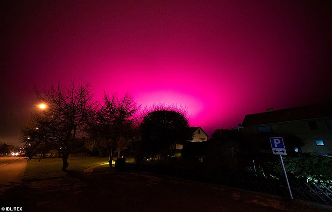 night sky purple shade photos lighting system sweden