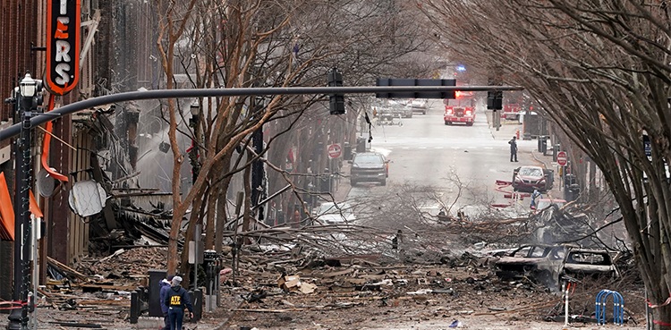 Nashville blast suspect died in explosion, police say