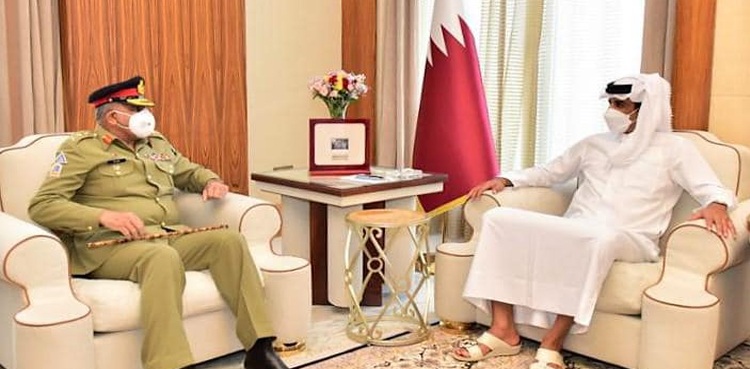 coas general bajwa qatar emir
