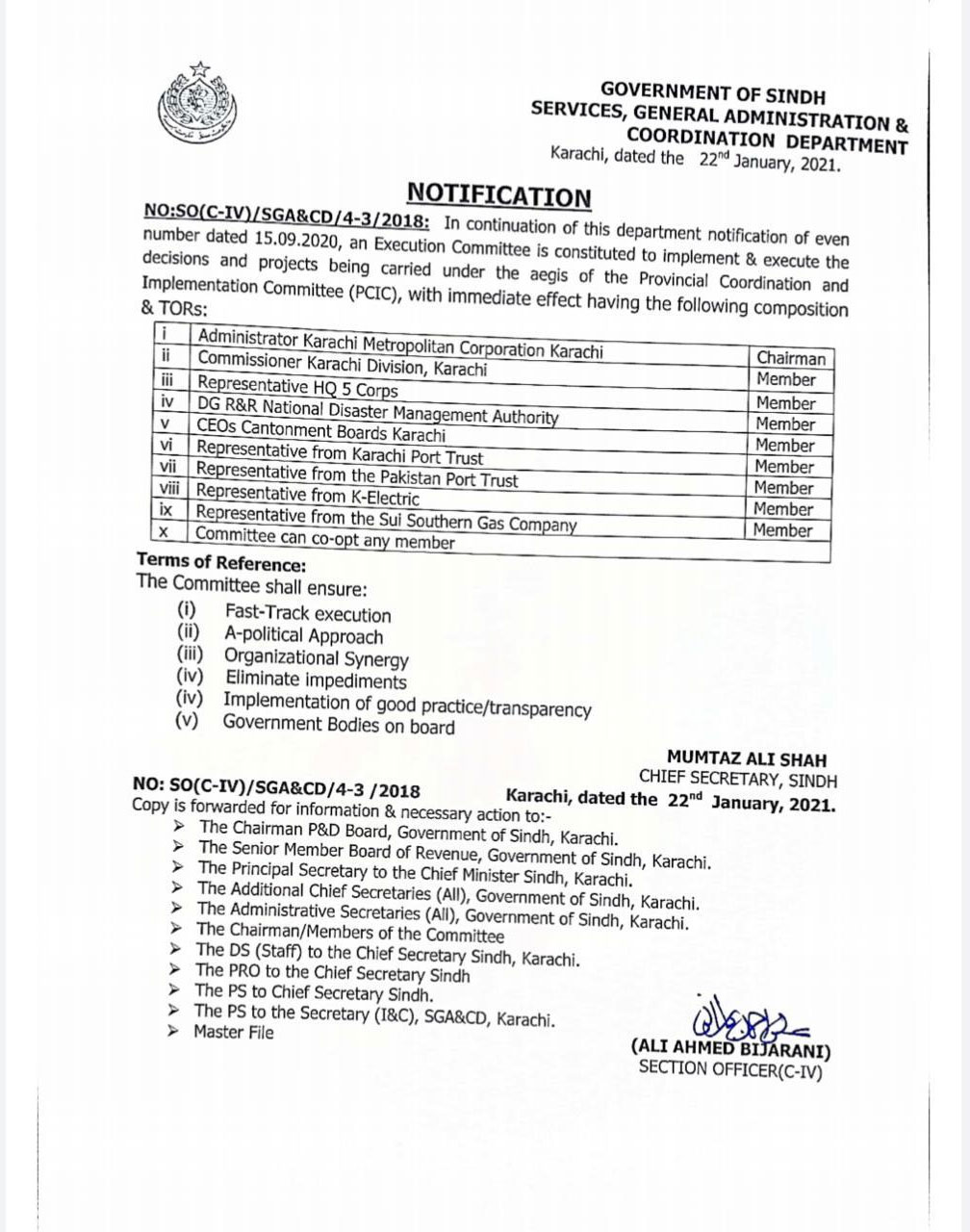 Sindh govt forms committee to expedite Karachi development projects