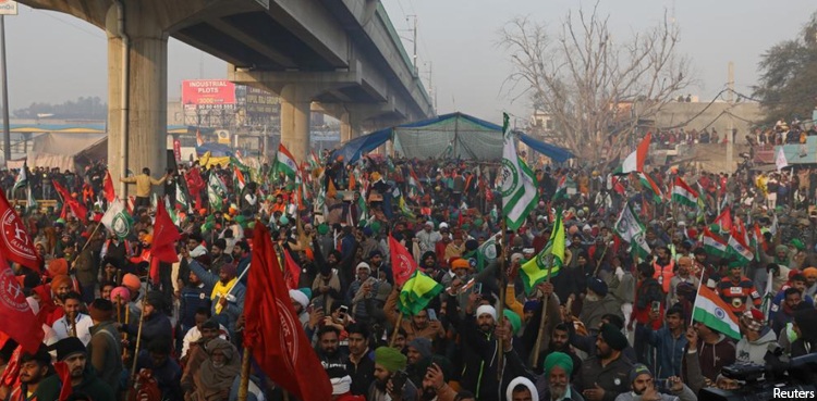 farmers protests india republic day protests