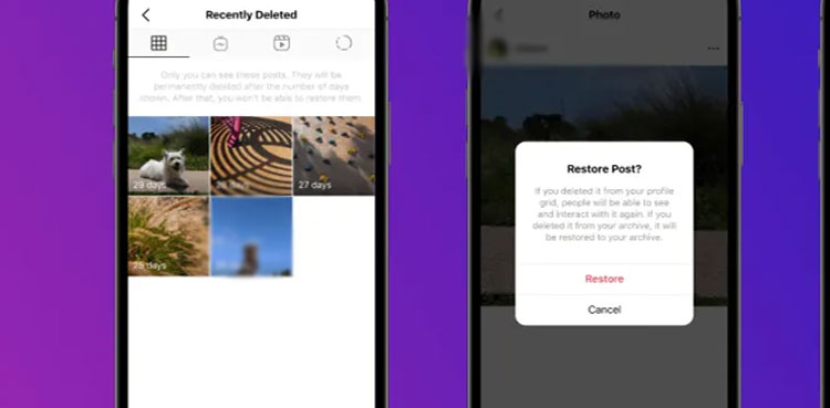 Here’s how you can restore your deleted Instagram posts