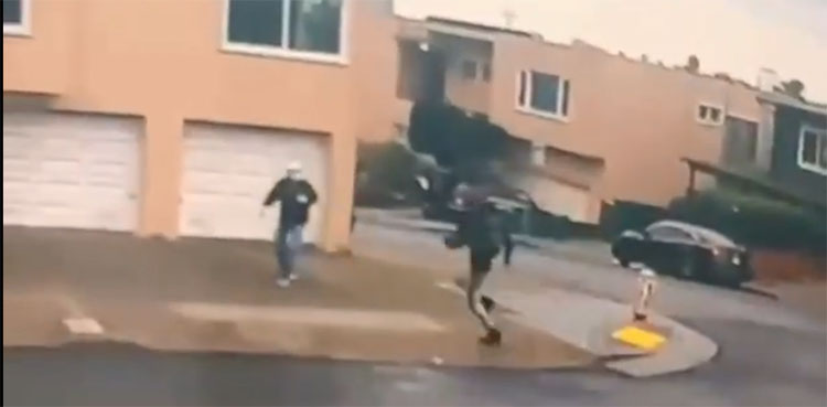 Aged man dies after video shows youngster attacking him