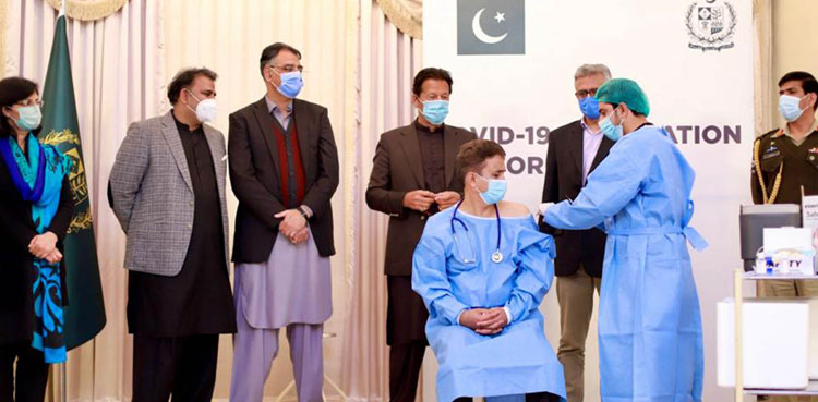 Pakistan kicks off coronavirus vaccination drive