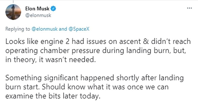 SpaceX Starship prototype rocket fails to land safely - 8