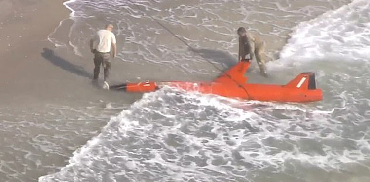 US Air Force drone washes ashore on Florida beach