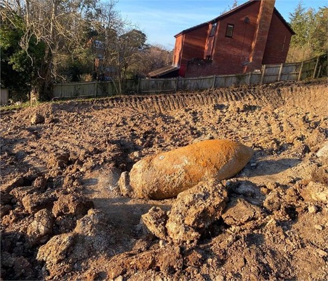 unexploded wwii bomb detonated exeter university