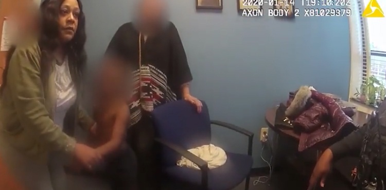 video us police officers berating handcuffing five-year-old boy