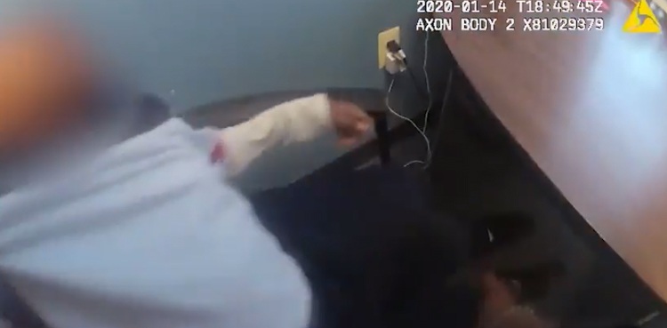 video us police officers berating handcuffing five-year-old boy