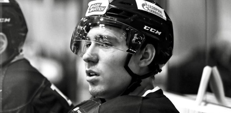 ice hockey timur faizutdinov player dies hit by puck