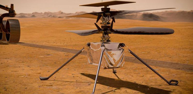 NASA helicopter Mars