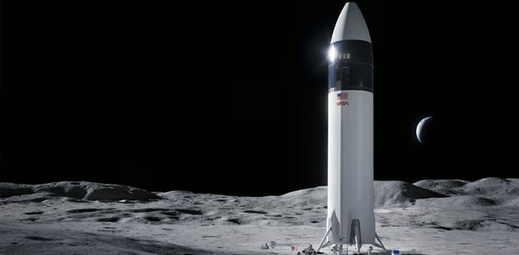 NASA moon SpaceX