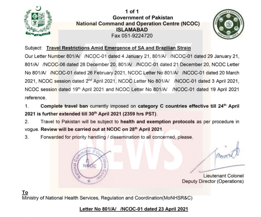 uk travel restrictions from pakistan