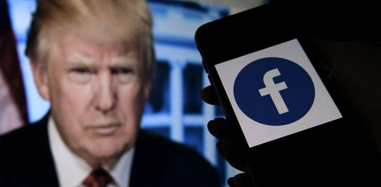 Facebook ban Trump