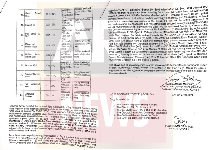 fake licence scandal fia arrests pilot caa officers