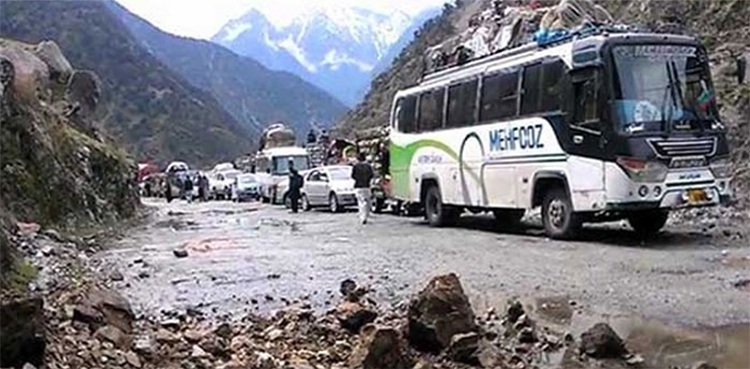 passenger bus, chitral, Yarkhun River,