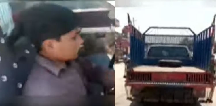 child driving carriage vehicle sukkur video