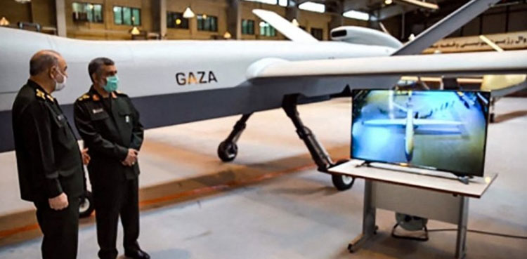 Iran displays long-range combat drone, names it ‘Gaza’