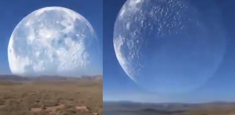 viral video fake moon eclipsing the sun arctic fact-check