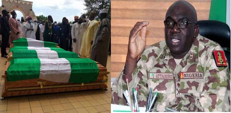 Nigeria buries army chief after air crash