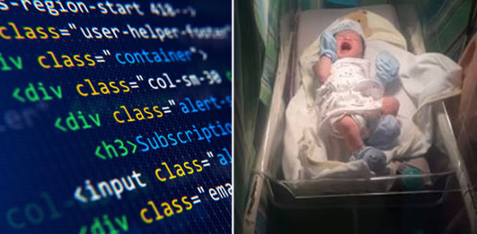 A Web Developer Names His Son HTML, in Honour of his Profession.