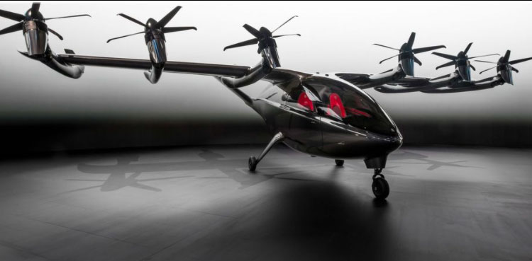 Electric flying taxi unveiled in Los Angeles