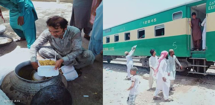 Locals food ghotki train accident