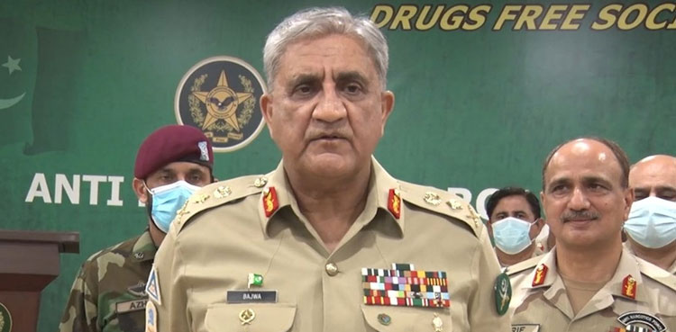 COAS Bajwa visits ANF headquarters, interacts with officers and staff