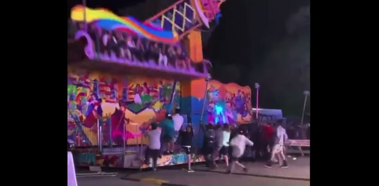 Shocking Video: Carnival ride spins out of control