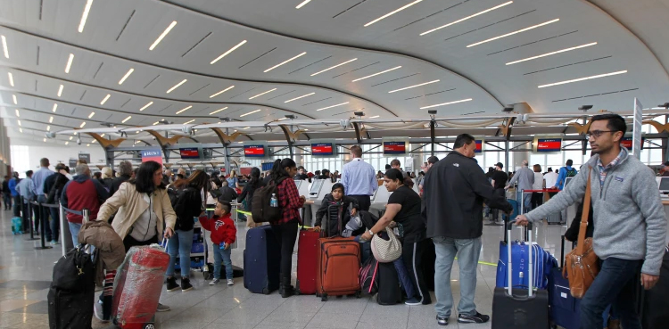 air passengers covid seated