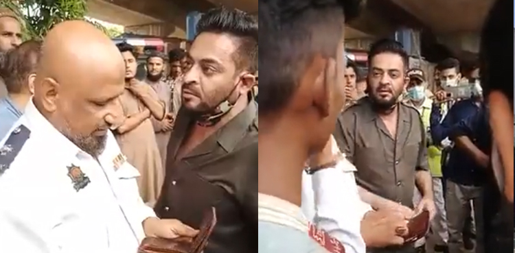 traffic warden police complaint aamir liaquat hussain video