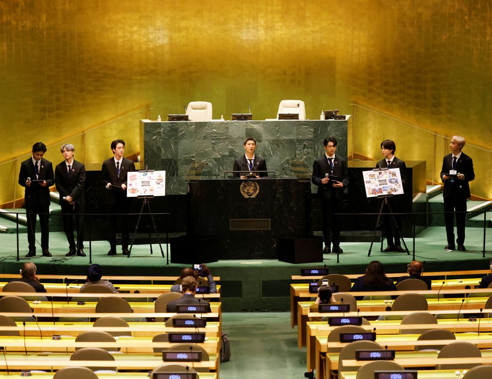 BTS at UN General Assembly