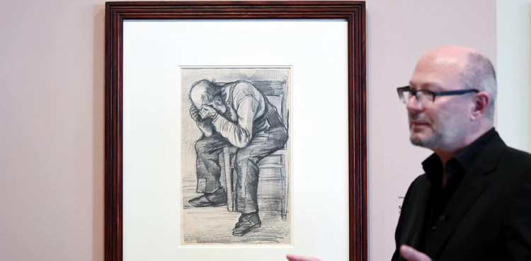 Dutch museum finds Van Gogh drawing of tired old man