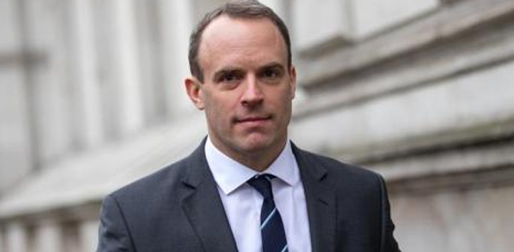 British Foreign Secretary Dominic Raab Arrives In Pakistan   UK FM Dominic Raab 1 