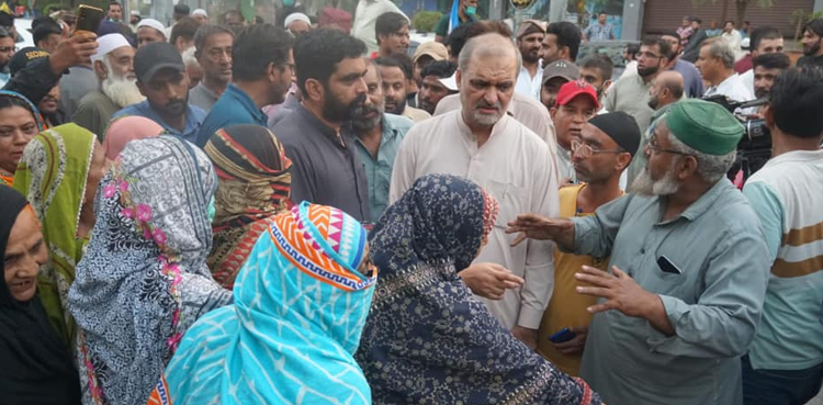 ji protest lyari attack mpa syed abdul rasheed ppp activists