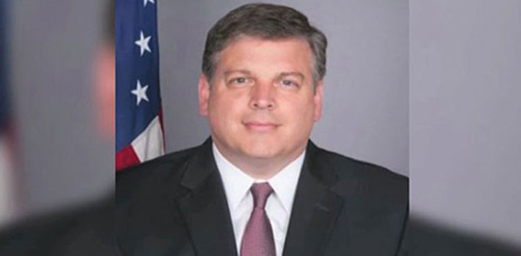 donald blome oath us envoy to pakistan