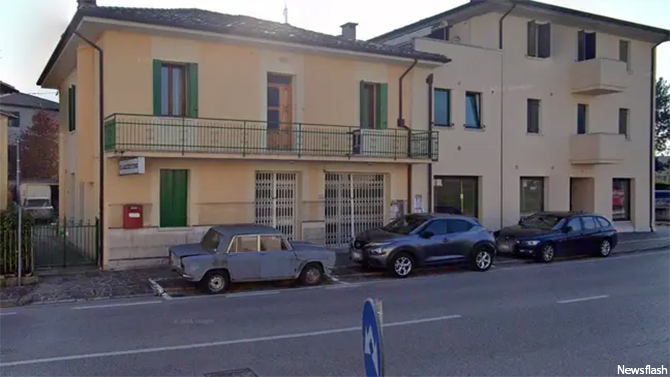 car parked for 47 years monument italy