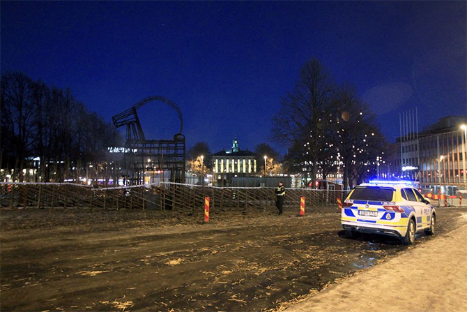 yule goat torched tradition sweden