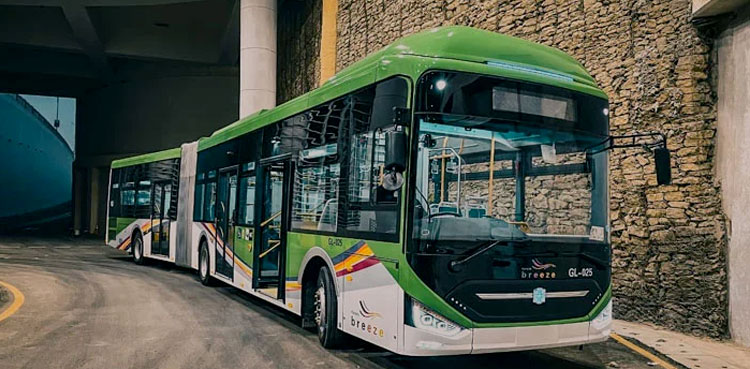 green line bus operational