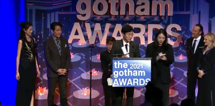 squid game gotham awards breakthrough series first korean drama