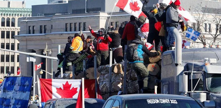 Canada rally, vaccine mandates, Ottawa