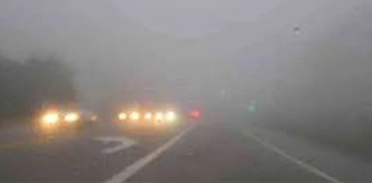 Motorway M 2 M 3 closed due to dense fog