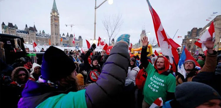 Canada, blockades, protests, parliament