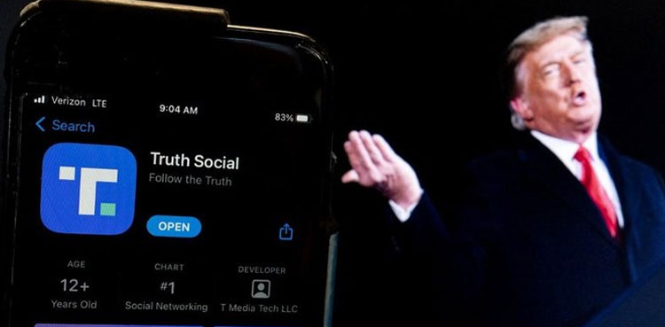 Truth Social app, Apple App Store, Donald Trump