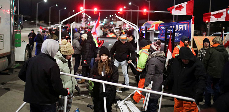 Freedom Convoy, Canada, protestors