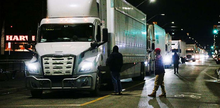 Freedom Convoy, Canada, protestors