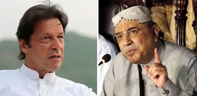 Awami March, Asif Ali Zardari, Imran Khan