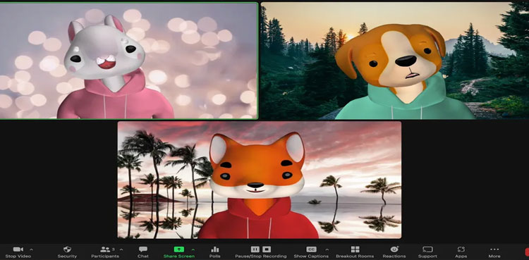 Zoom Avatars, Zoom, Join meetings, fox