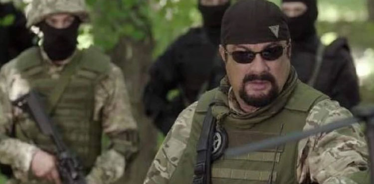 Steven Seagal viral video fake Russian forces