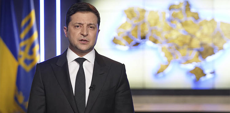 Ukraine President Zelenskiy Russia